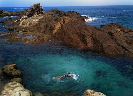 Laguna pantai wedi ombo